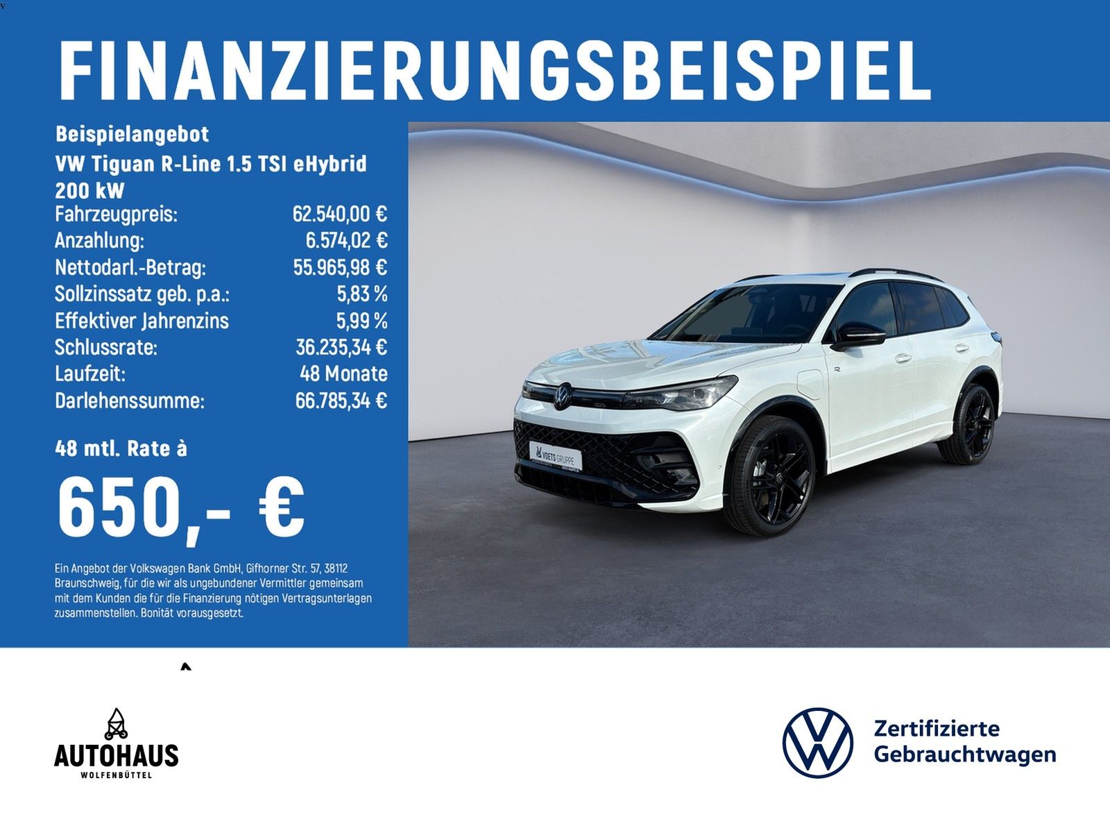 Volkswagen Tiguan R-Line 1.5 TSI eHybrid 200 kW
