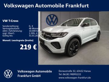 Volkswagen Leasingangebot: Volkswagen T-Cross R-Line 1.0 l TSI OPF 85 kW (116 PS) 6-Ga