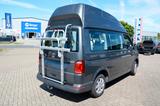 Volkswagen T6 Polyroof-Hochdach  Camping-Umbau - graue Volkswagen T6 Transporter