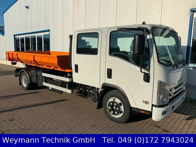 Isuzu NPR 5.2 Ltr. 7-Sitzer DOKA mit Abrollkipper