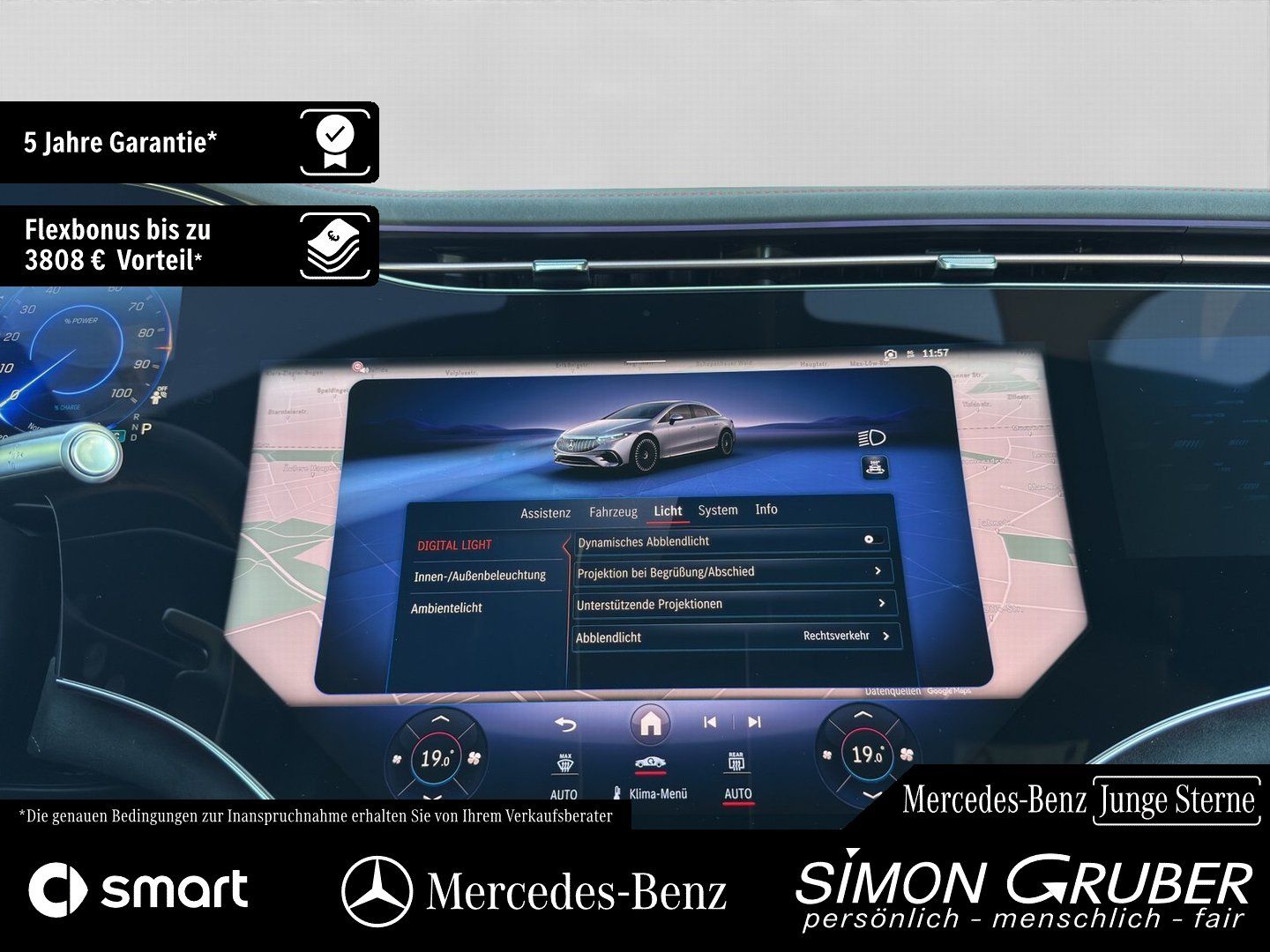 Fahrzeugabbildung Mercedes-Benz EQS 53 4M+ AMG Pano Carbon Sitzkl Massage 118Kw