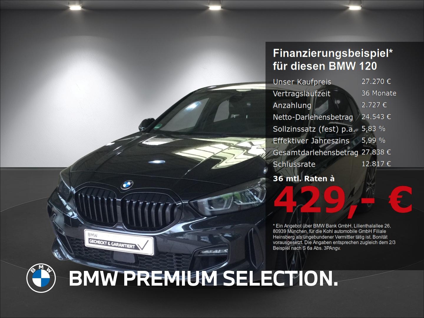 BMW 120 i M Sport Pro Fernlichtassistent Sportsitze 