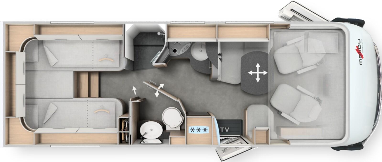 Malibu I 470 RB LE K comfort 4,2t Frühjahrsstart 2026
