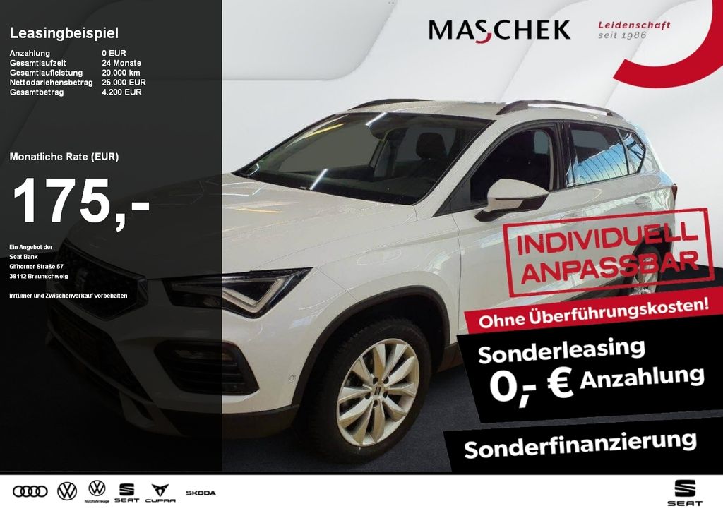 Ateca Style 1.0 TSI Sonderleasing ohne zzgl Kost