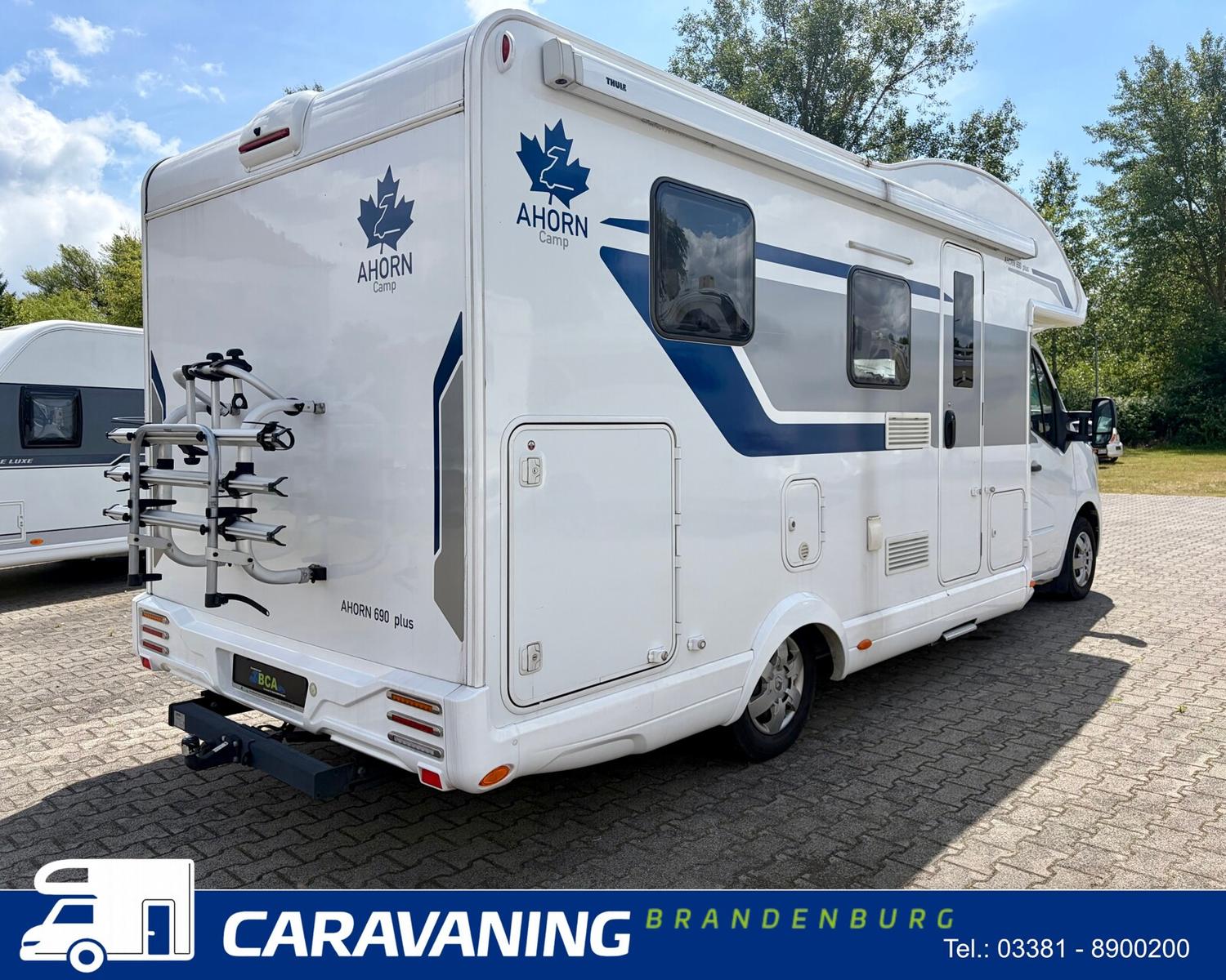 Ahorn Camp T690 Plus Einzelb TV Fahrradtr. Hängerk.