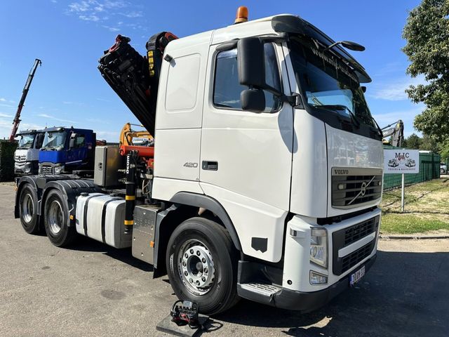 Volvo FH 420 6x4 TRACTOR + CRANE/KRAN PALFINGER PK3300