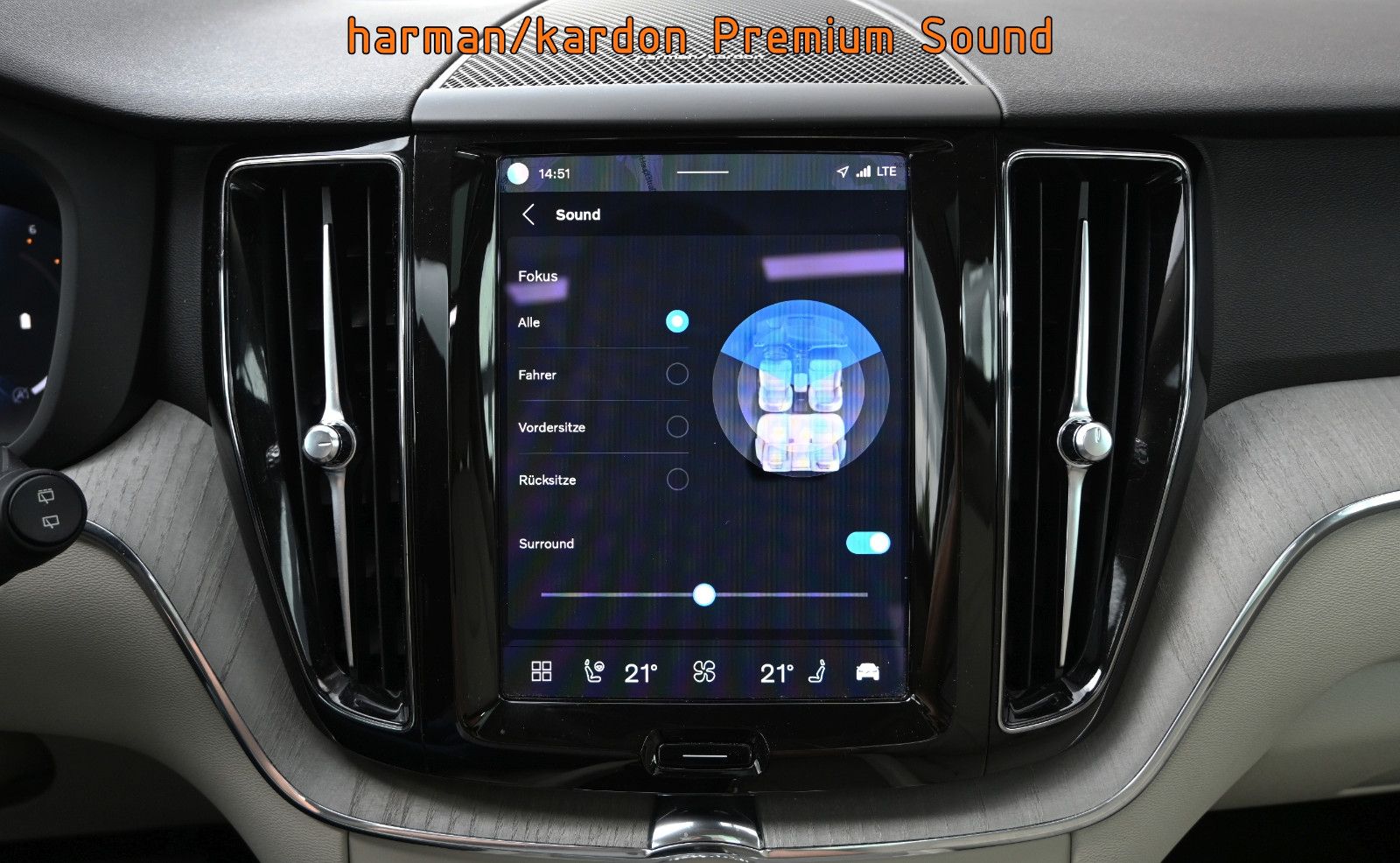 Fahrzeugabbildung Volvo XC60 B4 D AWD Plus Dark °ACC°AHK°PANO°STANDHEIZ°
