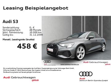 Audi Leasingangebot: Audi S3 Lim. *MATRIX*B&O*Opt.-Schwarz+*Virt.C+*NAV+*
