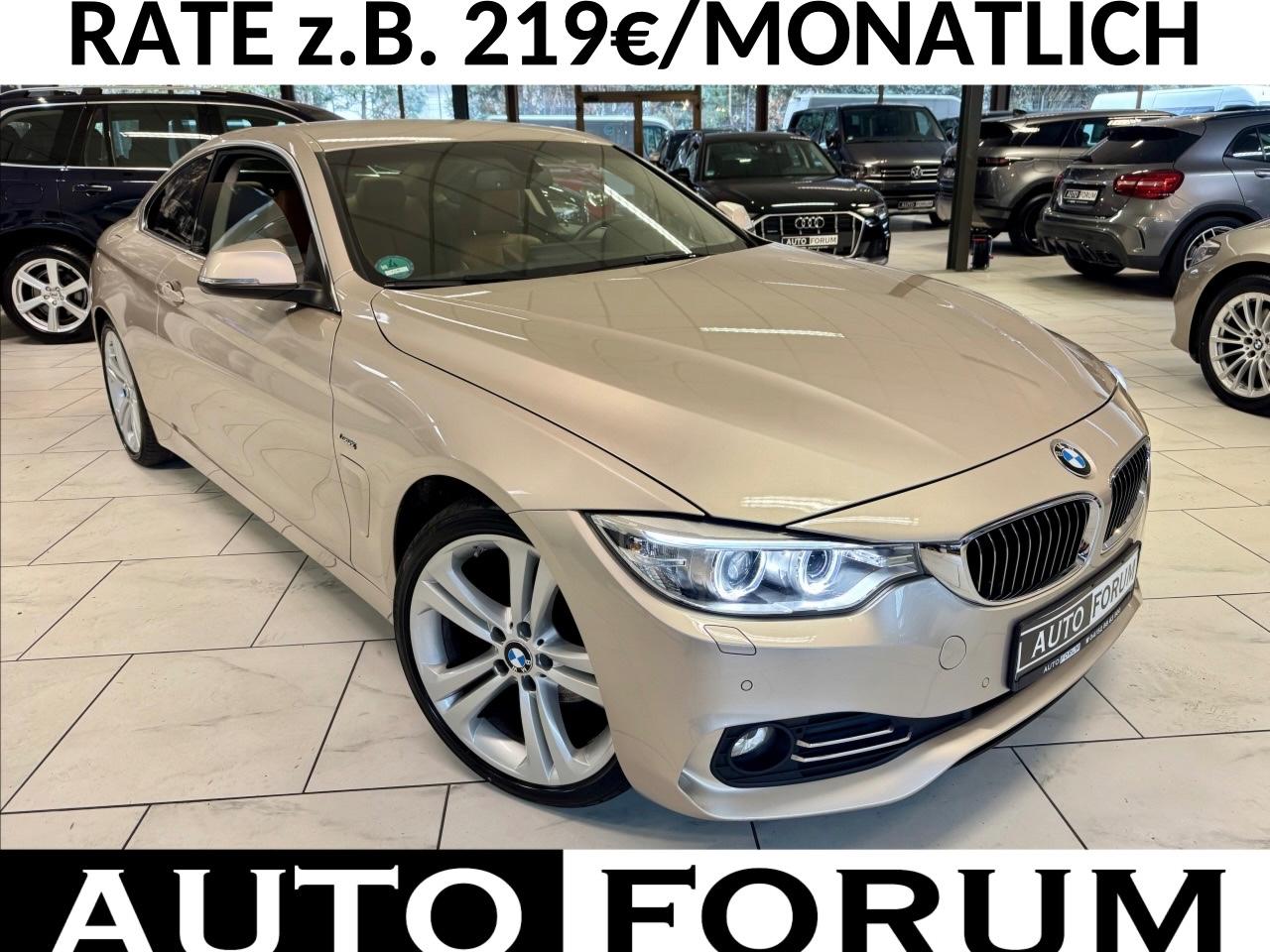BMW 420d COUPE *RATE 149€ LUXURY LEDER NAVI PROF LED