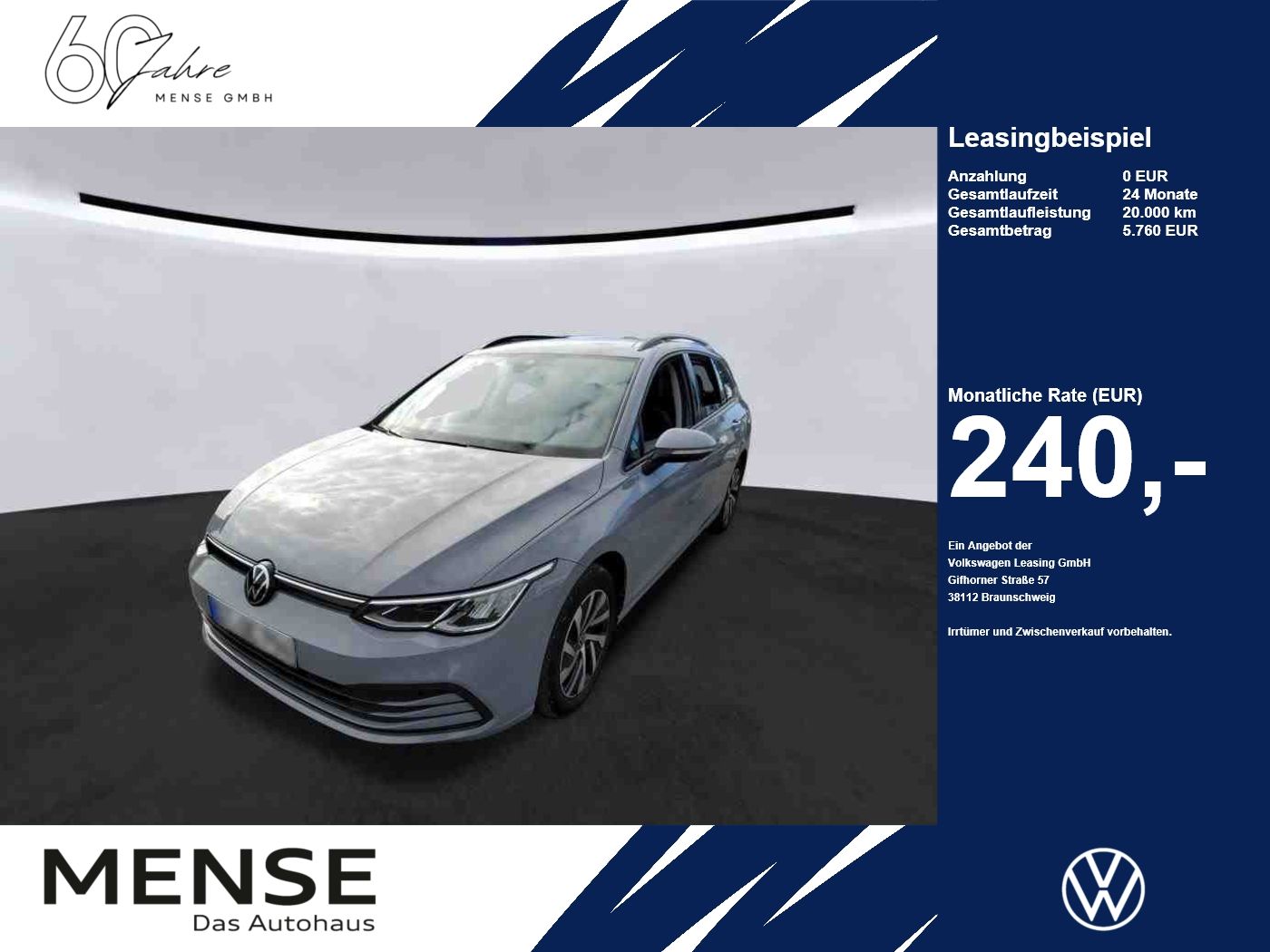 Volkswagen Golf VIII Variant 2.0TDI DSG Life CarPlay ACC LM