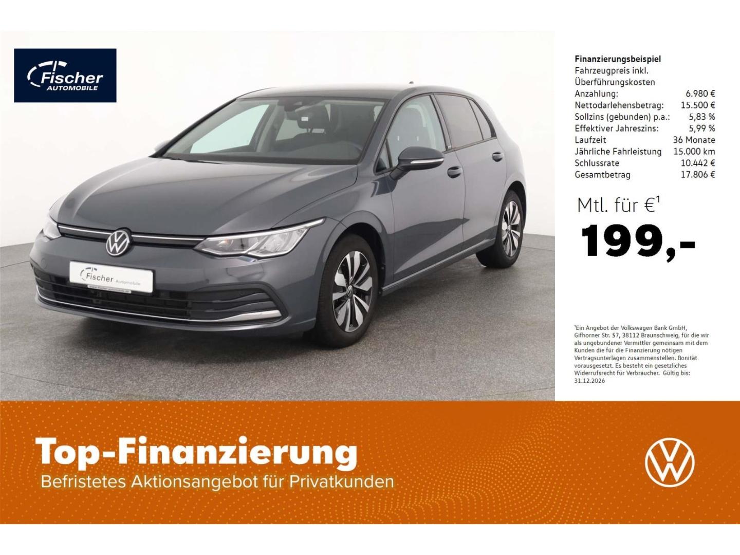 Volkswagen Golf 1.5 eTSI Move DSG NAV/LED/ACC