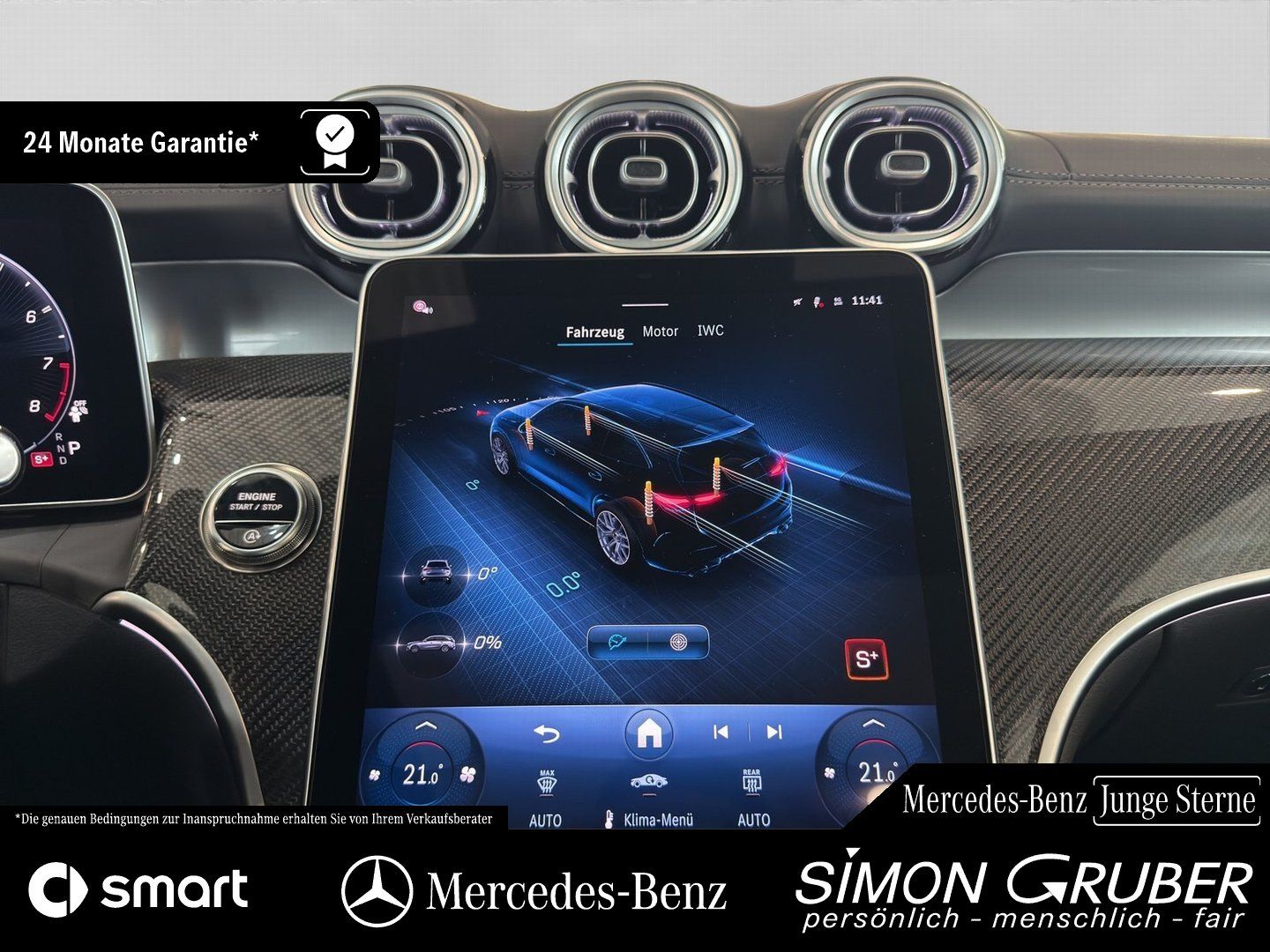 Fahrzeugabbildung Mercedes-Benz GLC 43 4M Night Carbon Nappa Pano Premium+ AHK