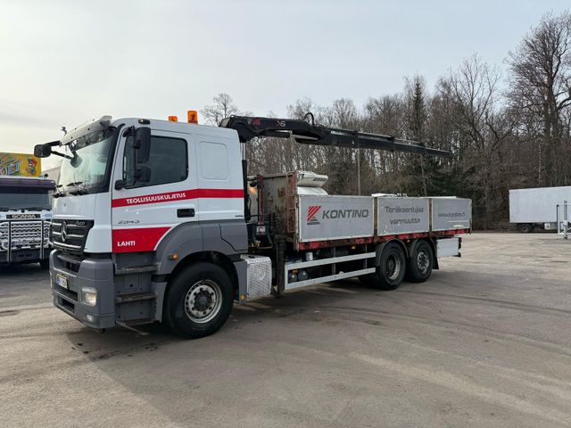 Mercedes-Benz Axor 2543 6x2 manual Hiab 111-3 radio