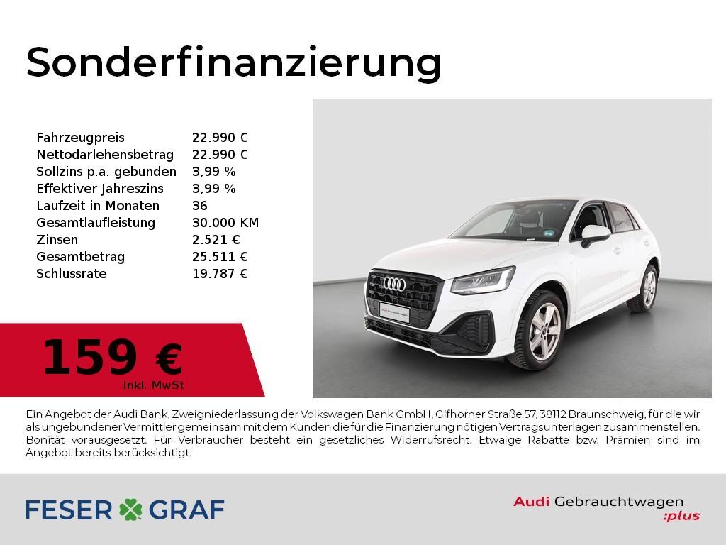 Audi Q2 S line TFSI Navi+/Kamera/LED/Sportsitz/AllSea
