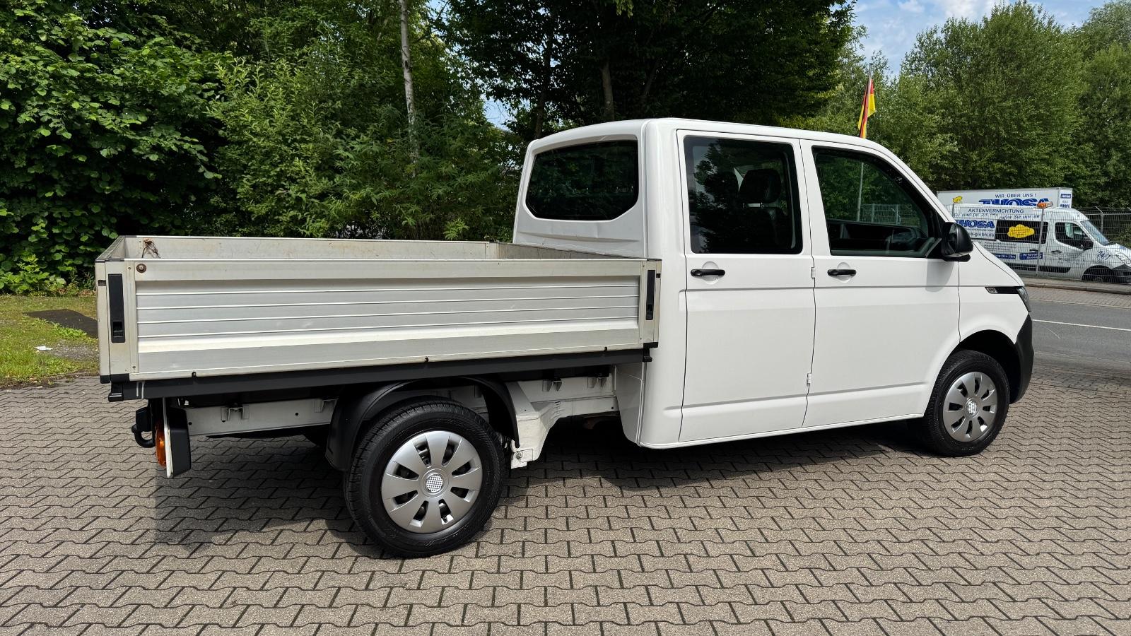 Volkswagen T6 Transporter T6.1 Pritsche DoKa Lang 6 Sitz *LEDER *AHK *1.Hd, миниатюра 6
