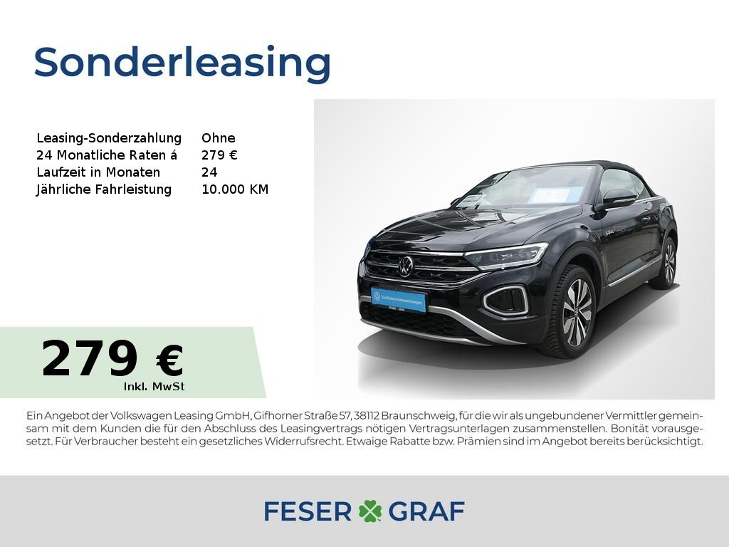 Volkswagen T-Roc Cabrio 1.0 TSI Goal ACC Navi RüKa Sitzh.