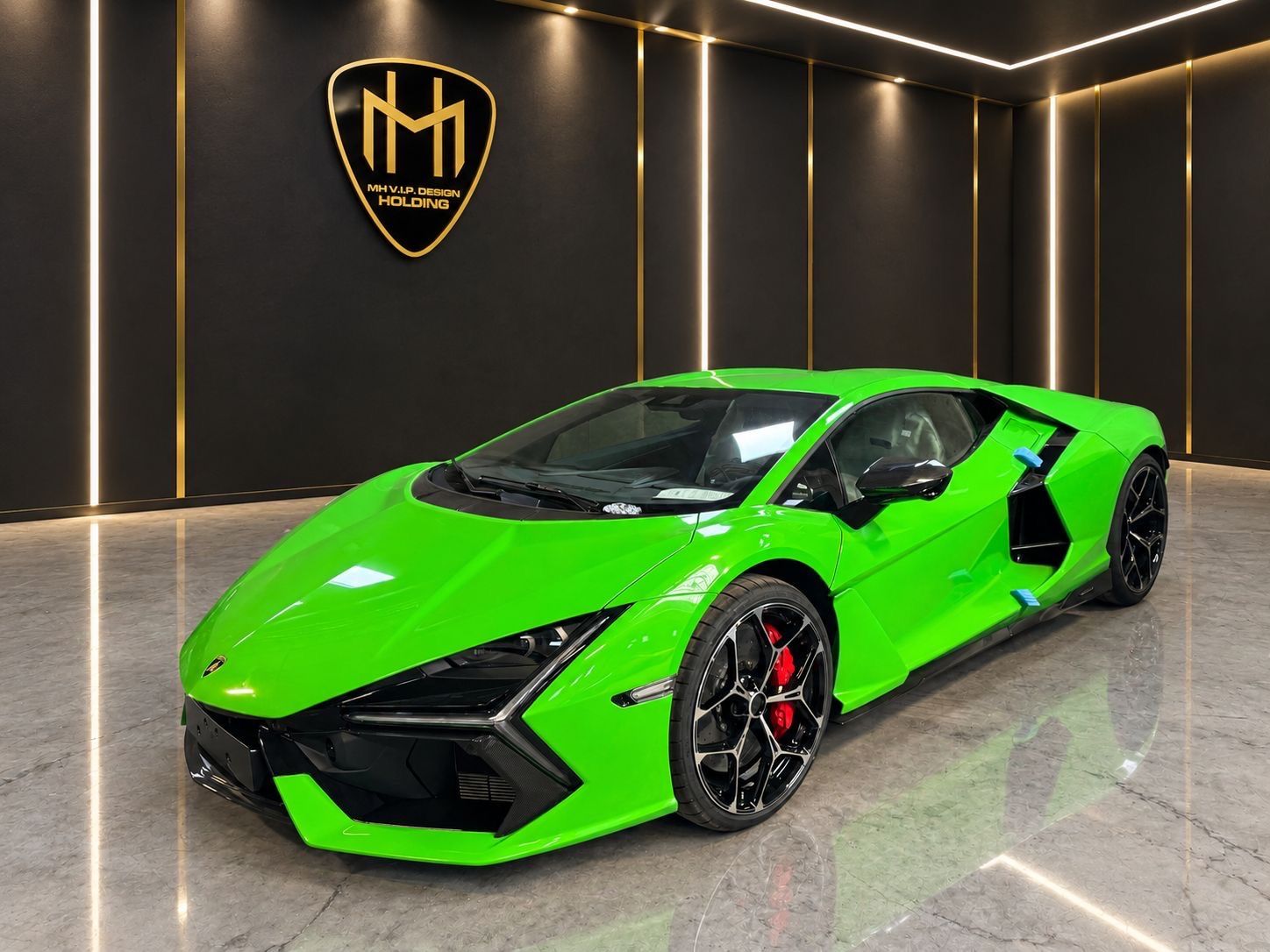 Lamborghini Revuelto Verde Egeria imagem 3