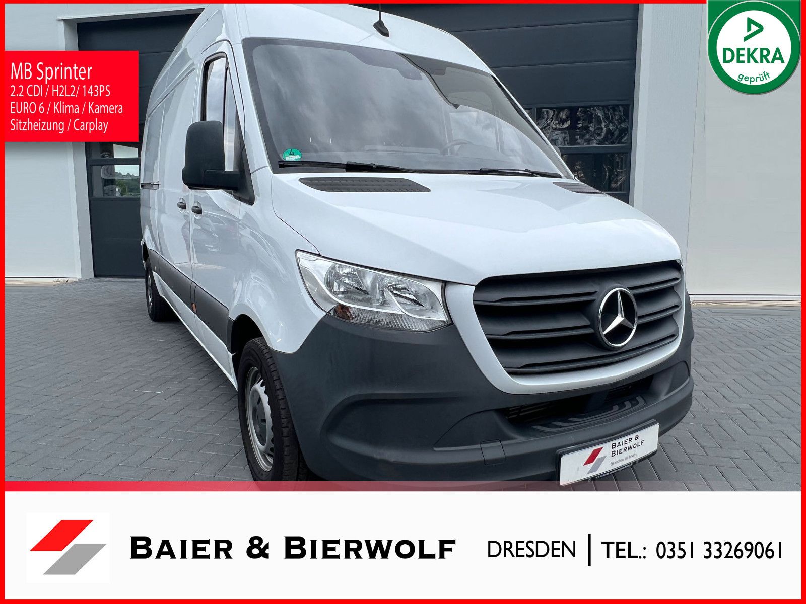 MERCEDES-BENZ Sprinter III Kasten FWD 214 CDI H2 L2 Kamera Shz