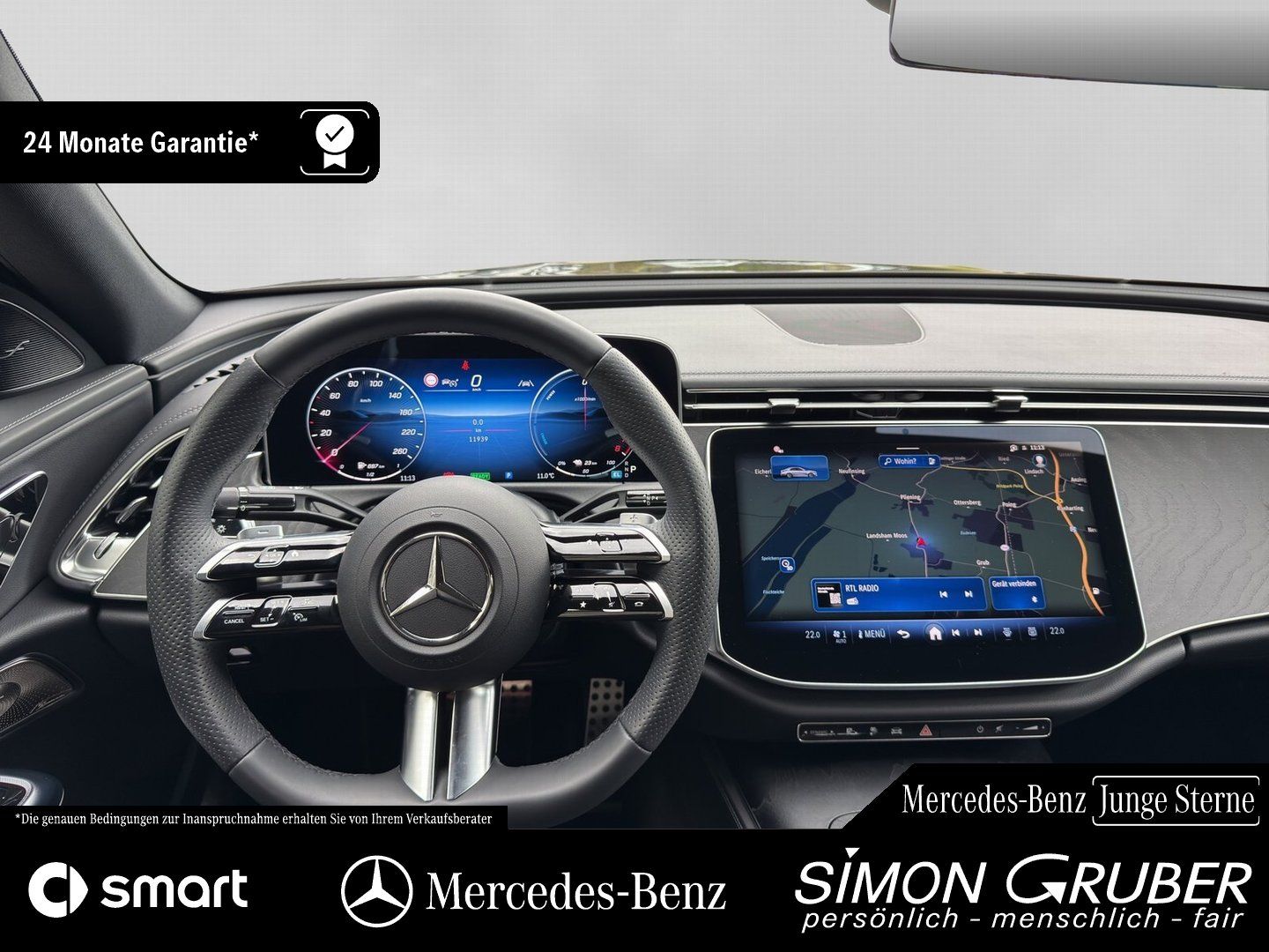 Fahrzeugabbildung Mercedes-Benz E 400 e 4M AMG Leder Digital Light Burm 4D 360