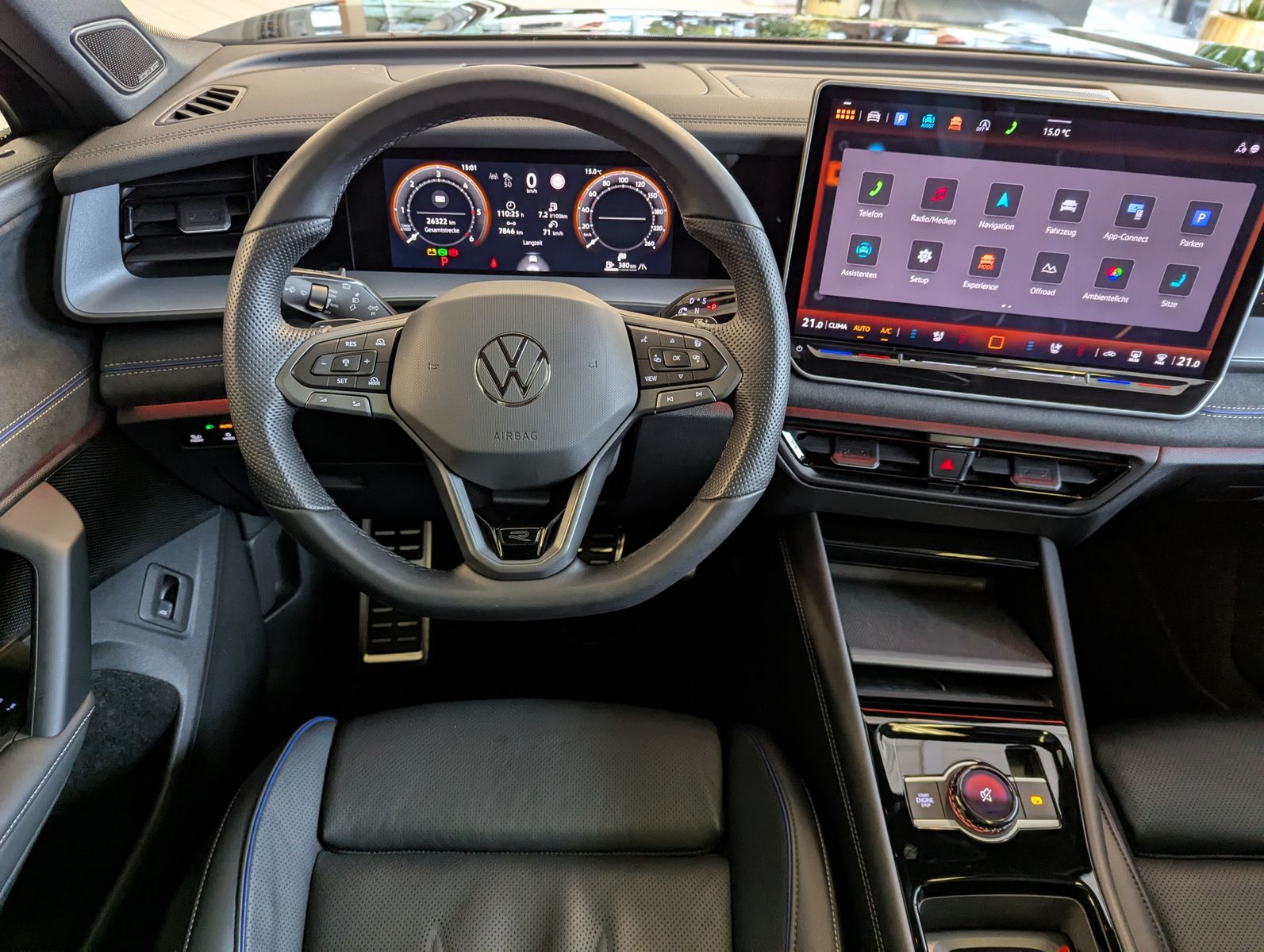 VW Tayron 2.0 R-Line Leder Launch Pano Black AHK 20 - Image 23