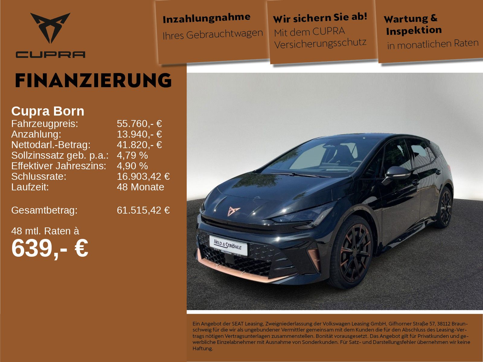 Cupra Born VZ 240 kW (326 PS) 79 kWh HUD