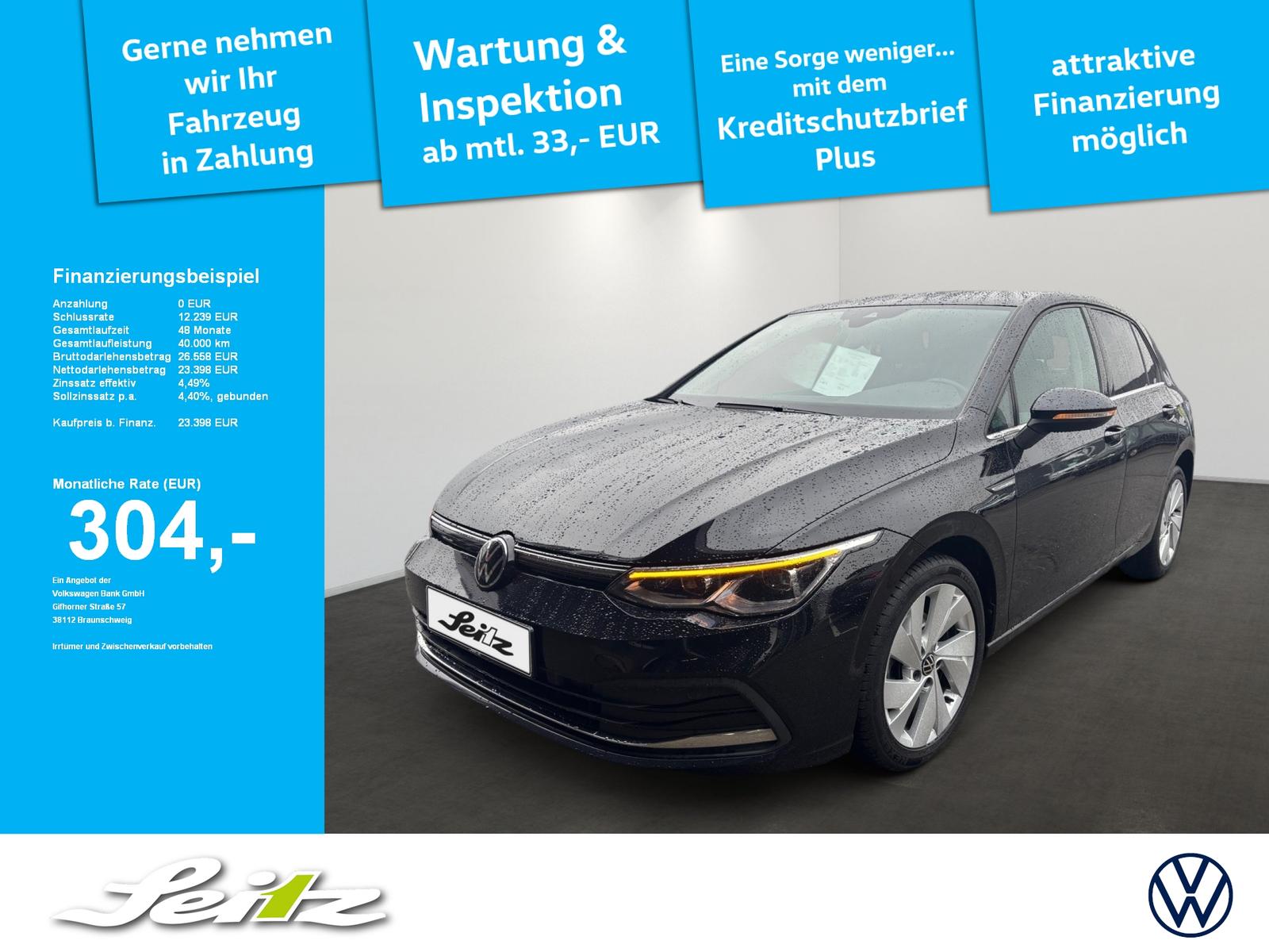 Volkswagen Golf VIII 2.0 TDI Style *LED*KAMERA*NAVI*