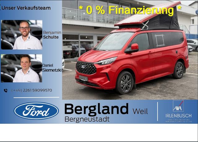 Ford Nugget 320L1 Aufstelldach 170PS Autom. mit 0% Fi