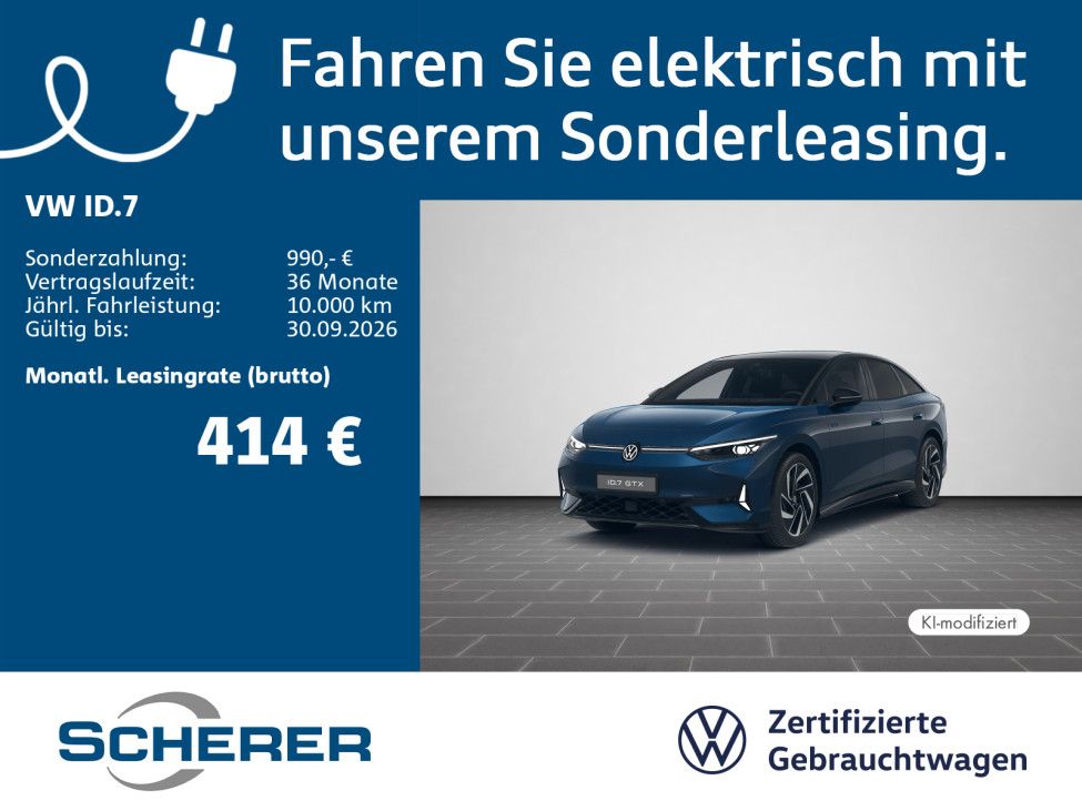 Volkswagen ID.7 GTX 86 kWh Wärmep AHK HuD DCC 360° IQ 20 A foto 1