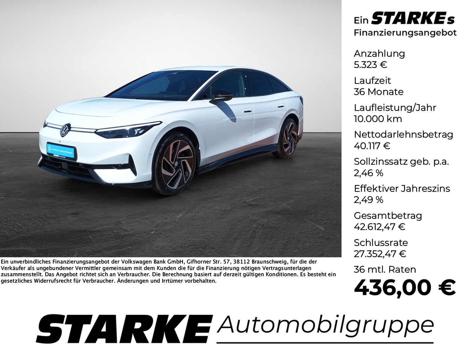 Volkswagen ID.7 Pro 210 kW  HeadUp AHK Navi LED Kamera PDC 