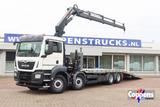 MAN TGS 35.360 Oprijwagen + HIAB 228 E3 Kraan 8x2