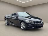 BMW 220d Cabrio Sport-Aut.  M-Sportpaket *1.Hand* - schwarze BMW 220