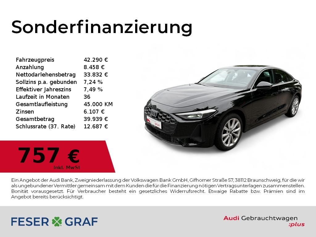 Audi A5 Limousine TFSI quattro Kamera/ACC/Navi/SHZ