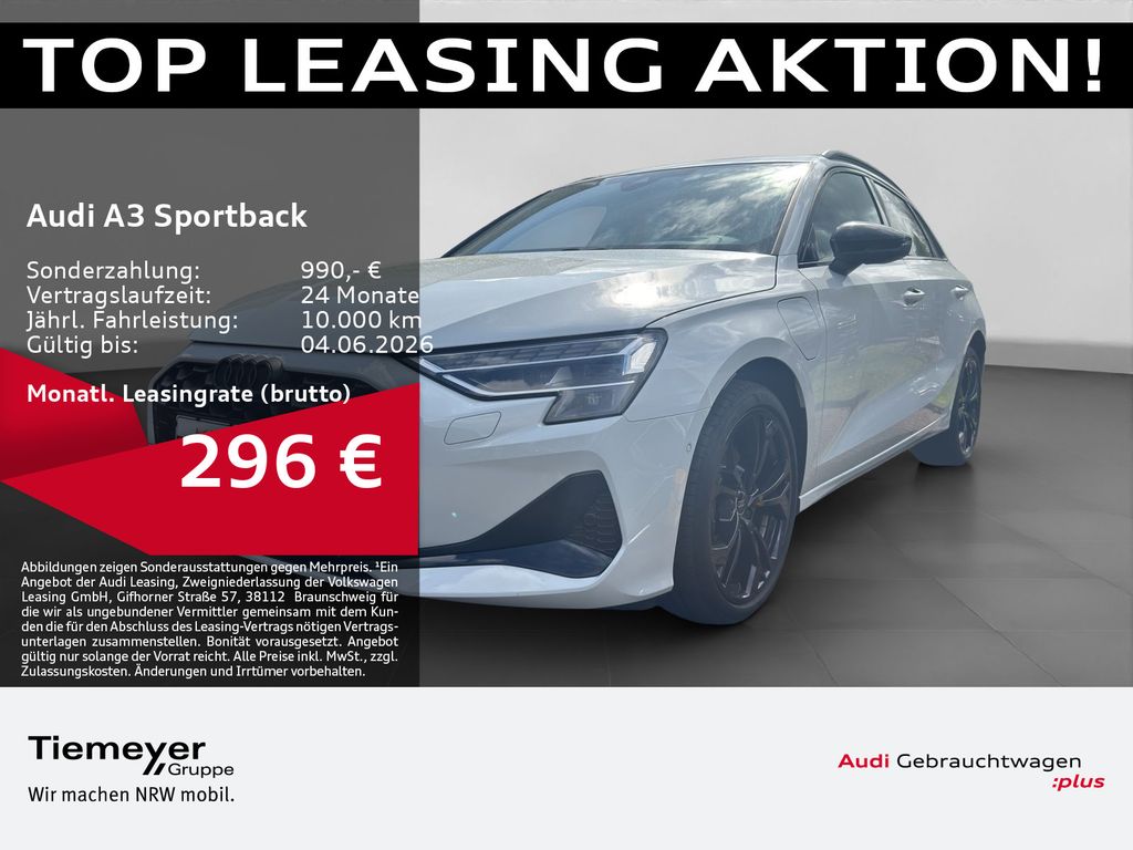 Audi A3 Sportback 40 TFSIe ADVANCED LM18 HuD SONOS AH