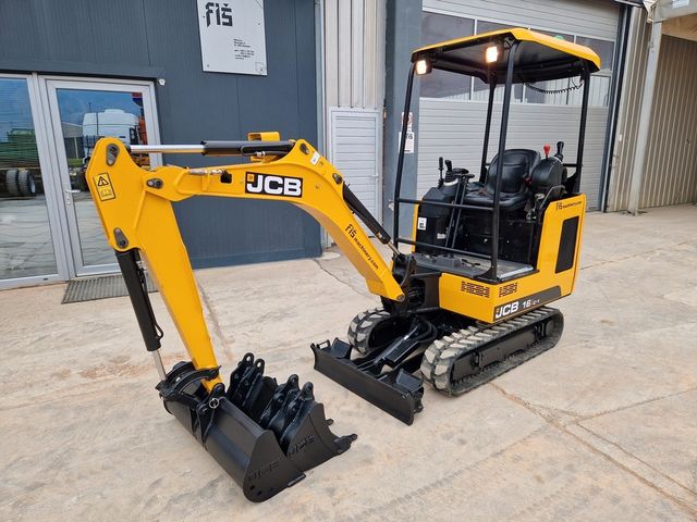 JCB 16C-1 - 3X BUCKETS - 2019 YEAR - 1290 HOURS