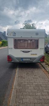 Knaus Südwind  WKN550  mit Mover  und Kampa Vorzelt - Knaus Wohnwagen Vorzelt