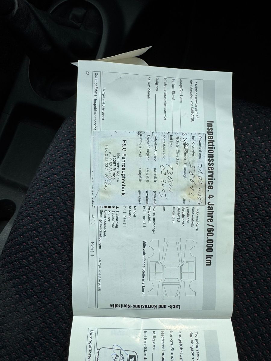 Fahrzeugabbildung Daihatsu Sirion 1.3 Klima+Zentral+Allwetterreifen GEWERBE