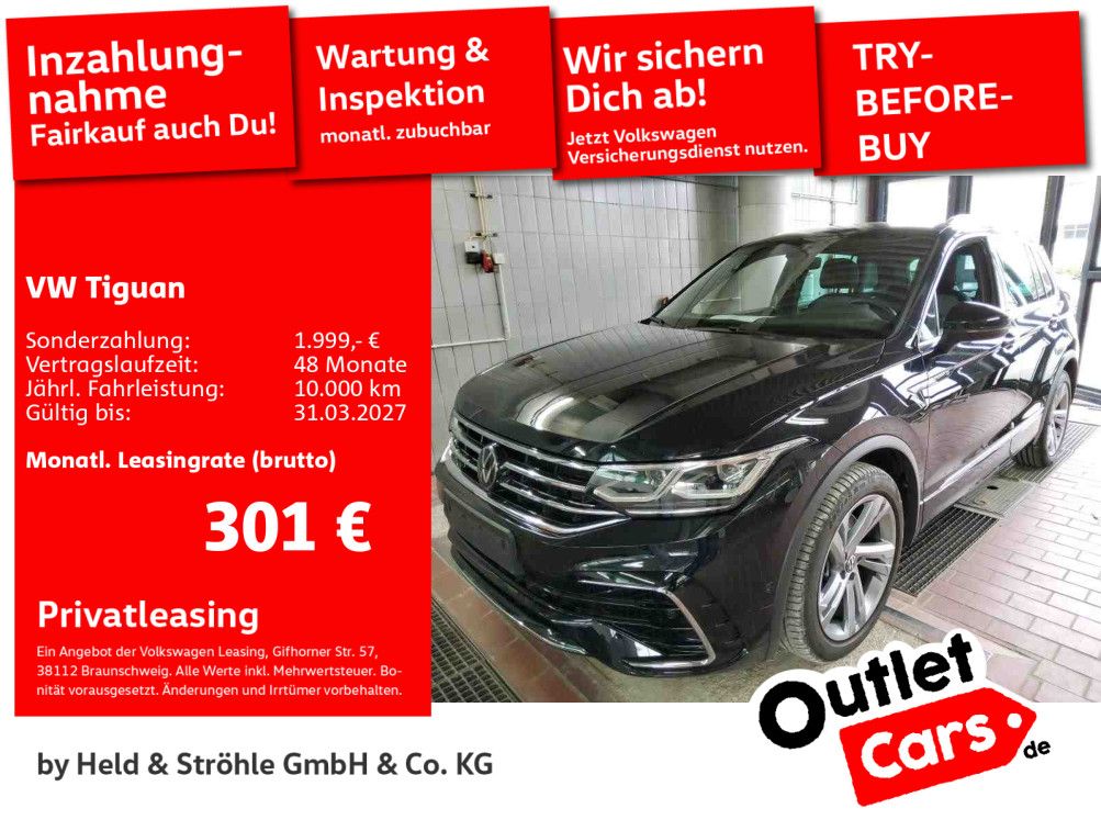 Tiguan R-LINE 2.0 TSI DSG 4M AHK IQLED NAV 360°K