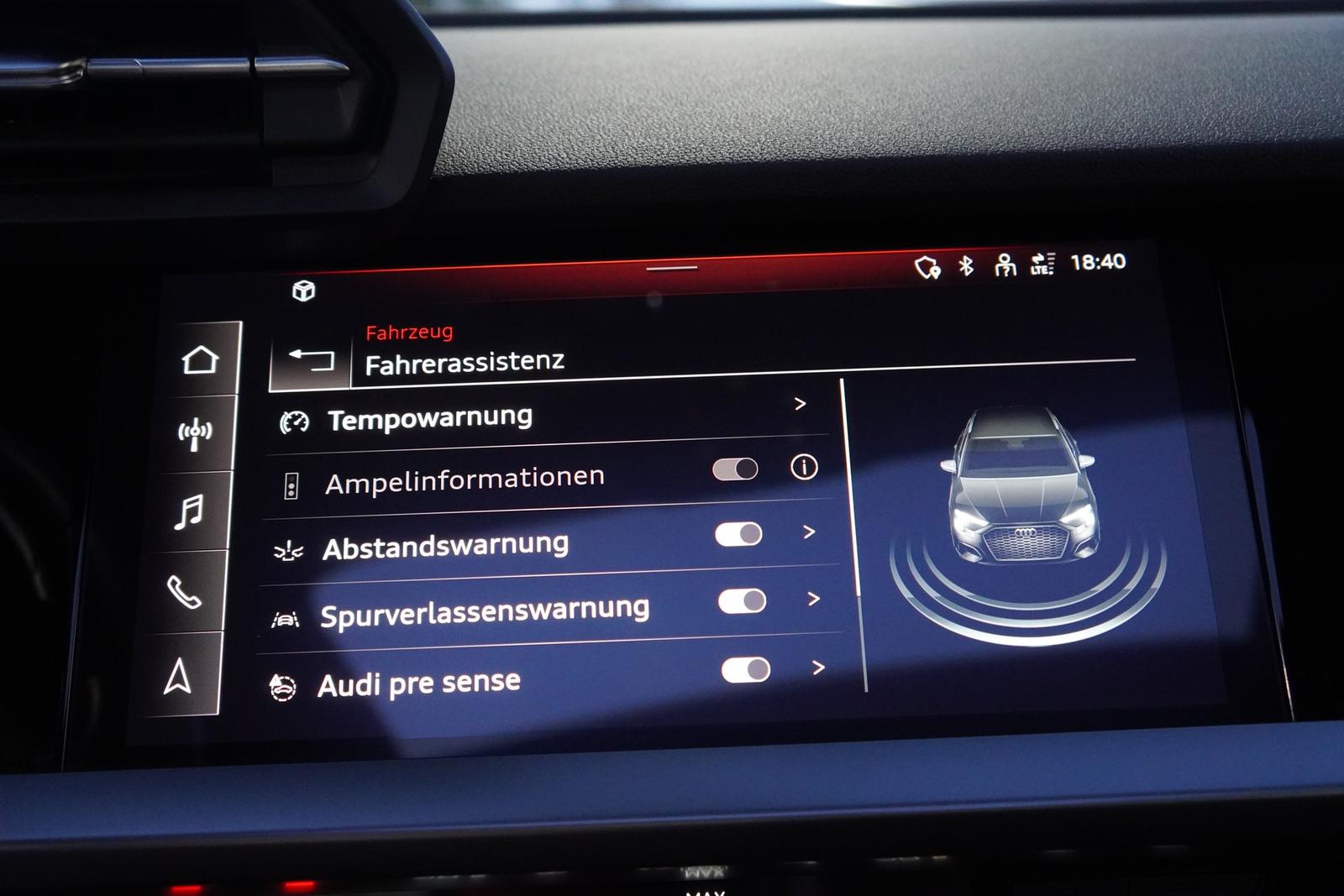 Audi A3 Sportback 35 TFSI advanced LED Klimaaut. PDC, миниатюра 16