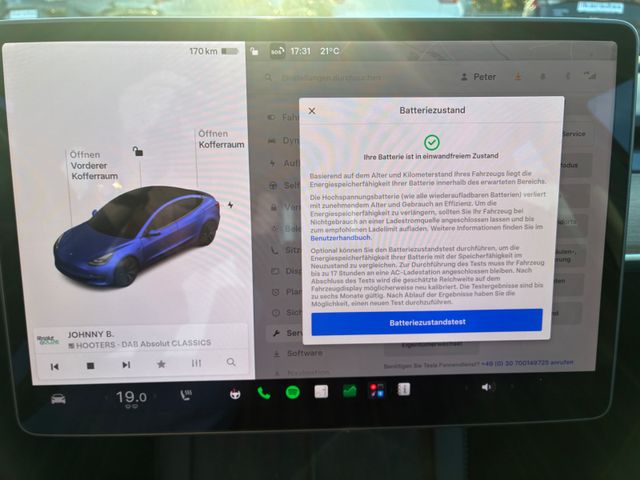 Fahrzeugabbildung Tesla Model 3 Long Range Dual AWD -Anhängerkupplung-