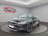 Ford Focus Cabrio Titanium*KLIMAAUT*107TKM*NAVI*SHZ* - Ford Focus mit Benzin-Antrieb: Schwarz, Leder, Cabrio, Titanium