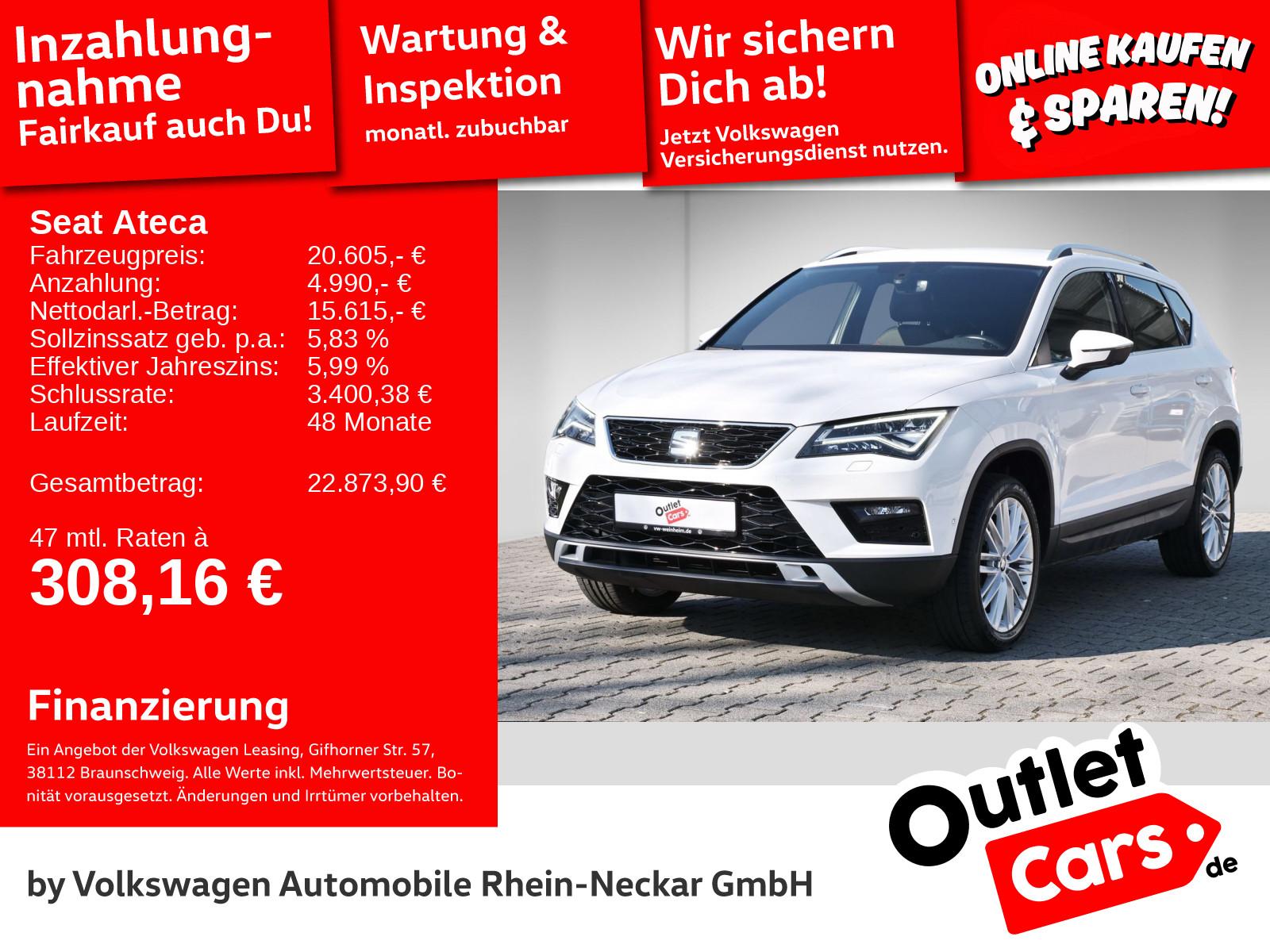 Seat Ateca 1.5 TSI Xcellence DSG Kamera Virtual Cockp