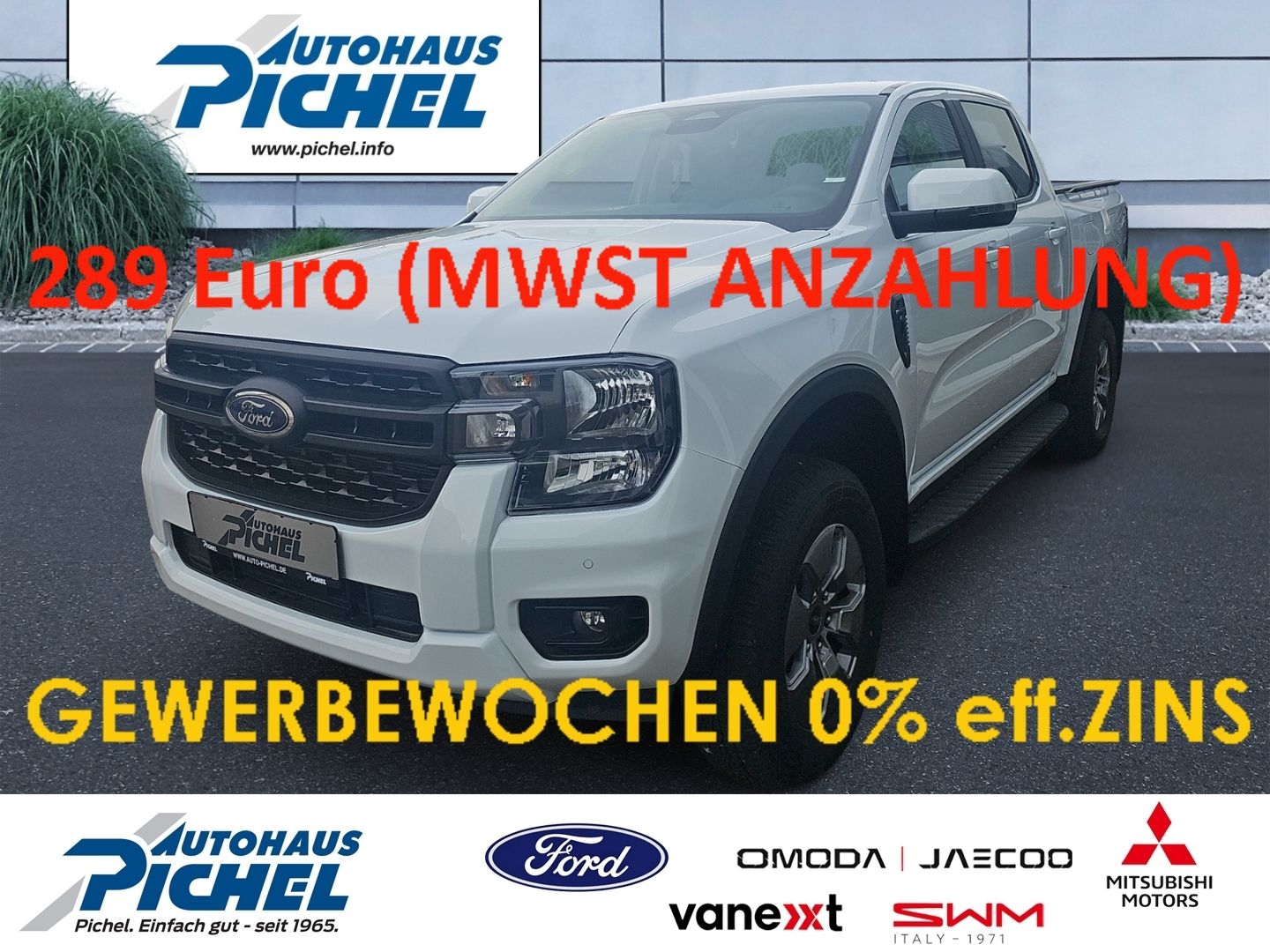Ford Ranger PHEV e-4WD DOKA XLT SOFORT 0% GEWERBEWOCH