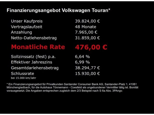 Touran COMFORTLINE DSG+LED+AHK+NAVI+SPORTFAHRWER