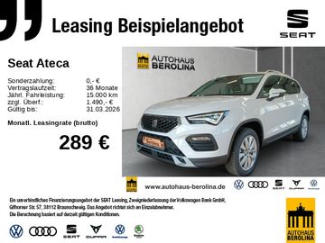 Seat Leasingangebot: Seat Ateca 1.5 TSI Road Edition DSG *NAV*R-CAM*SHZ*