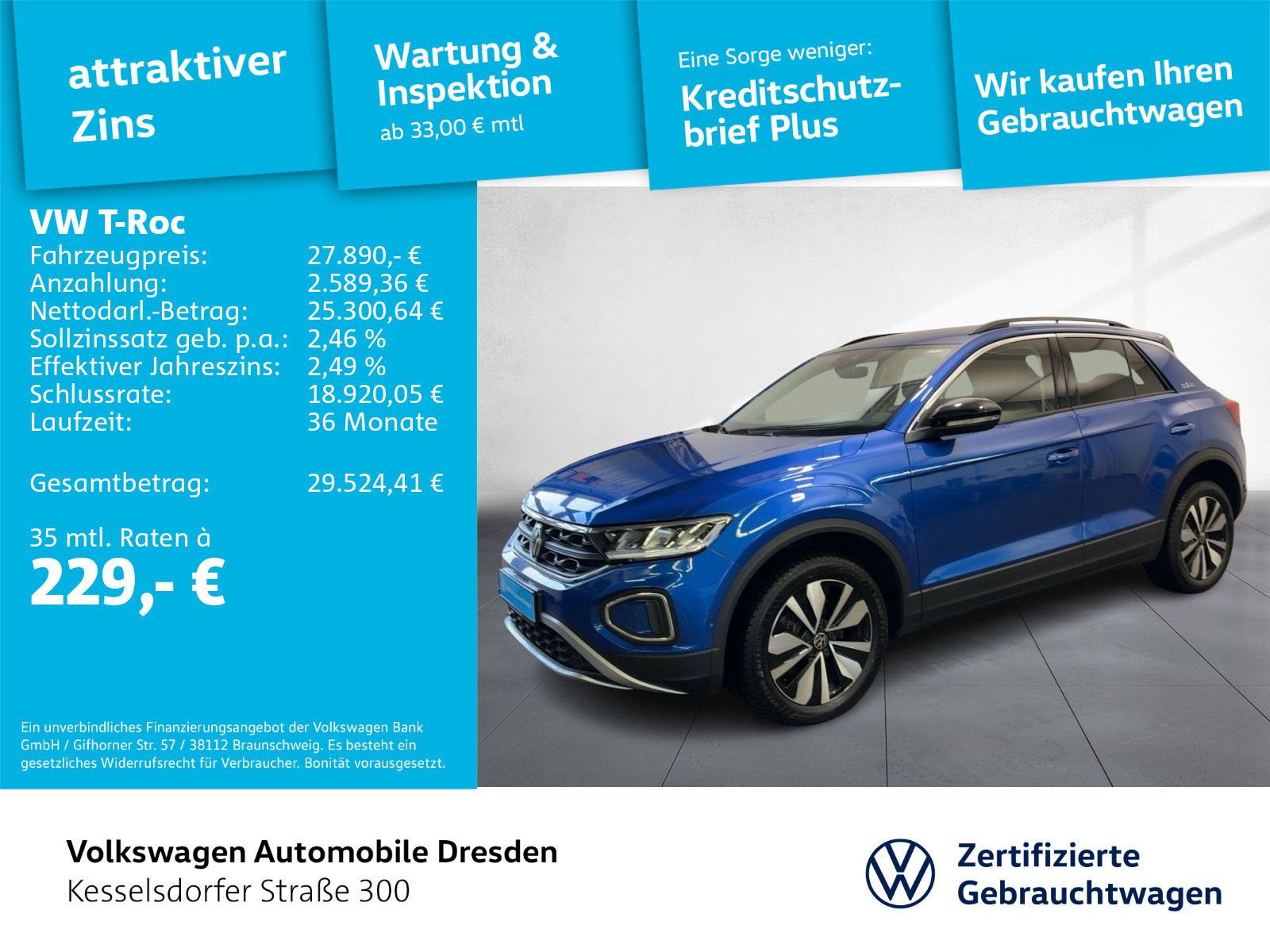 Volkswagen T-Roc 2.0 TDI DSG Goal ACC Kamera LED Navi