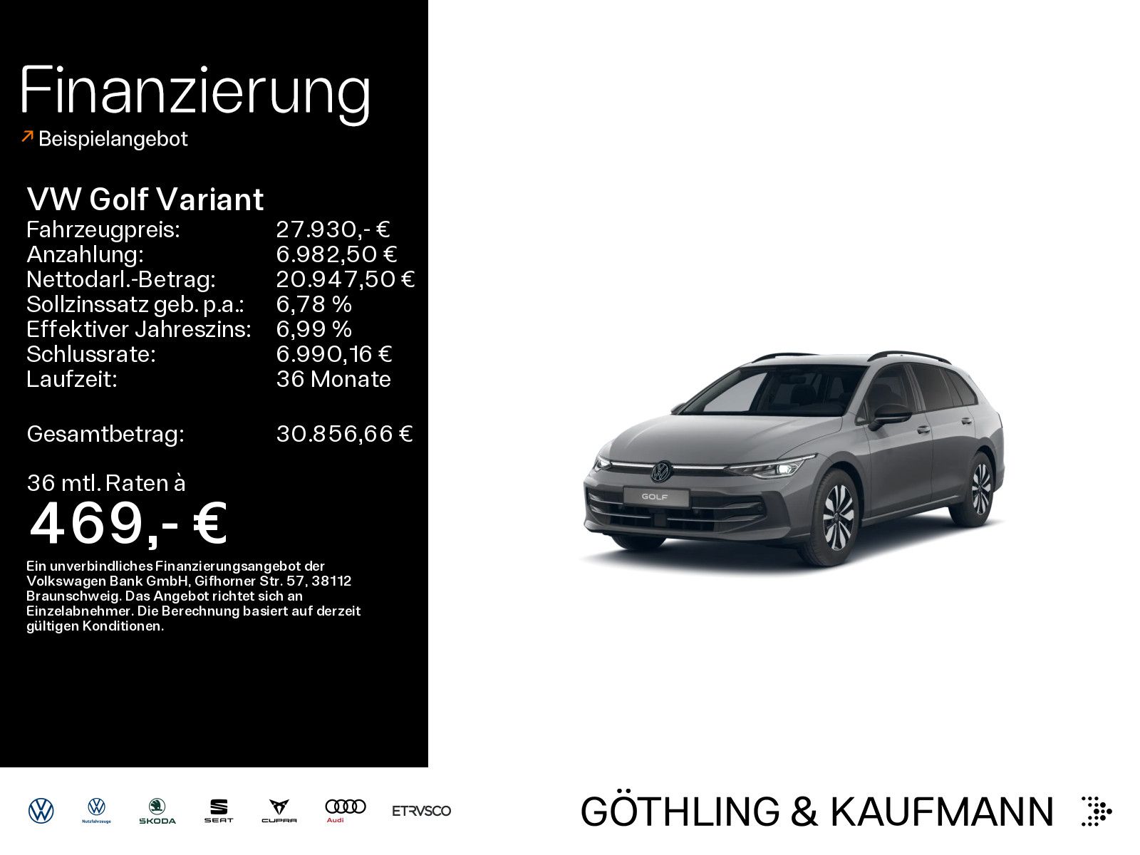 Volkswagen Golf Variant 2.0 TDI DSG GOAL*IQ.LIGHT*AHK*360*S