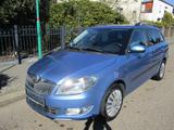 Skoda Fabia Combi Ambition 1.2i Klima, 40-Tkm, TÜV neu - Skoda Fabia mit Benzin-Antrieb: Blau, Kombi, 1.4