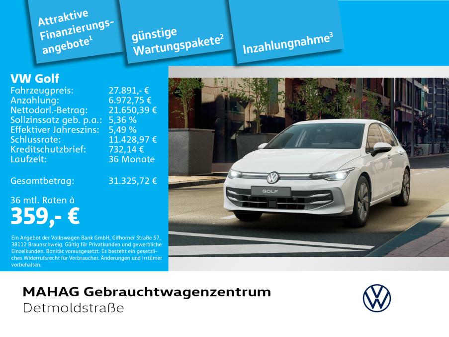 Volkswagen Golf VIII Style 1.5 eTSI LED+ Navi ParkPilot Rea, миниатюра 16