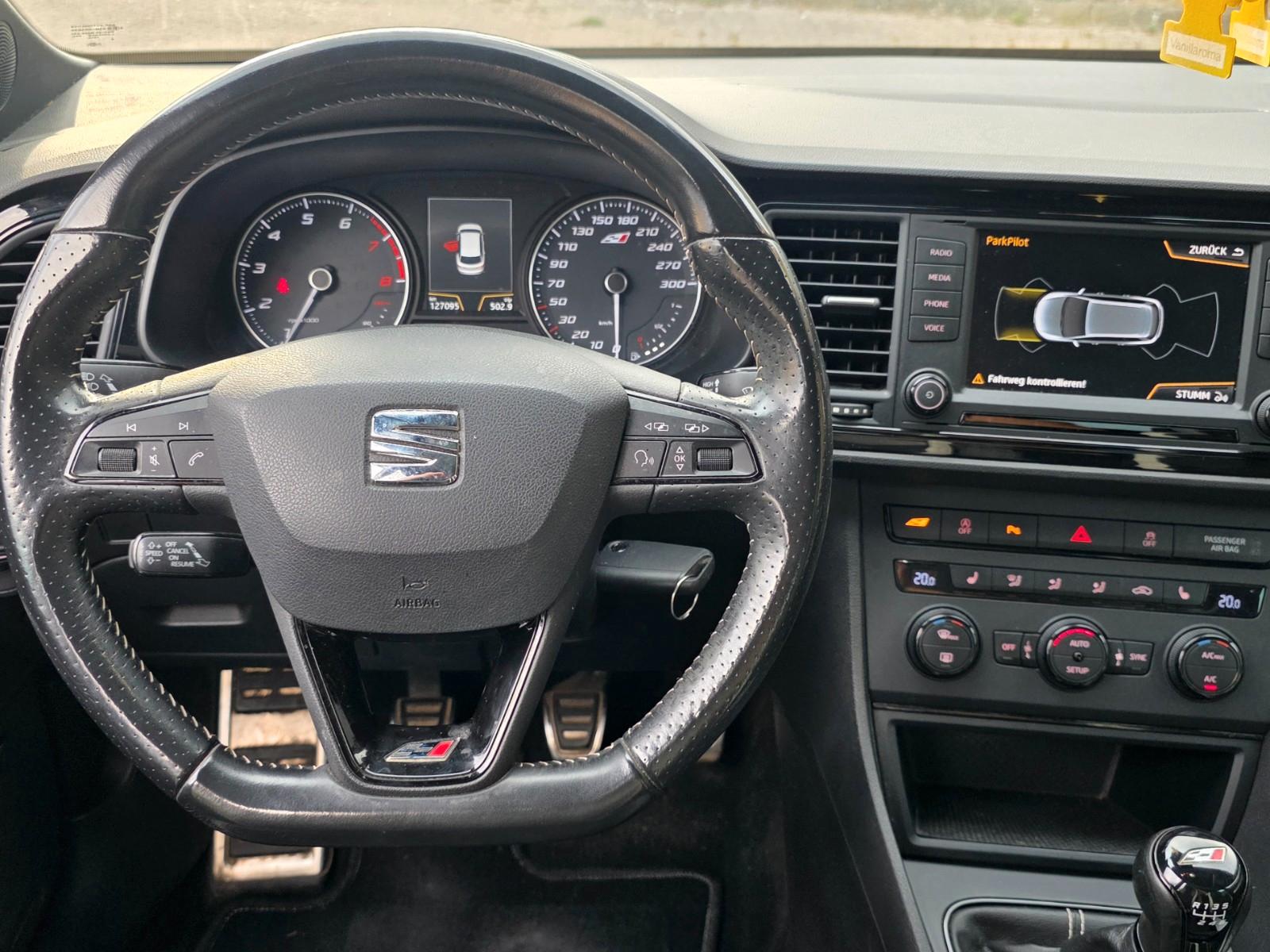 Seat Leon ST Cupra 280 ch • Boîte manuelle • Baquets cuir • Toit pano • DCC • GPS