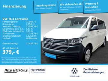 Volkswagen Leasingangebot: Volkswagen T6.1 Caravelle 2.0 TDI 9SITZE PDC 3Z-CLIMATRONIC